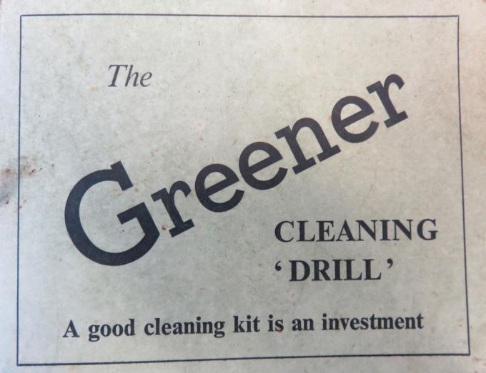 Greener Cleaning Instructions