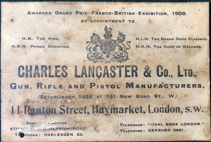 Lancaster Trade Label