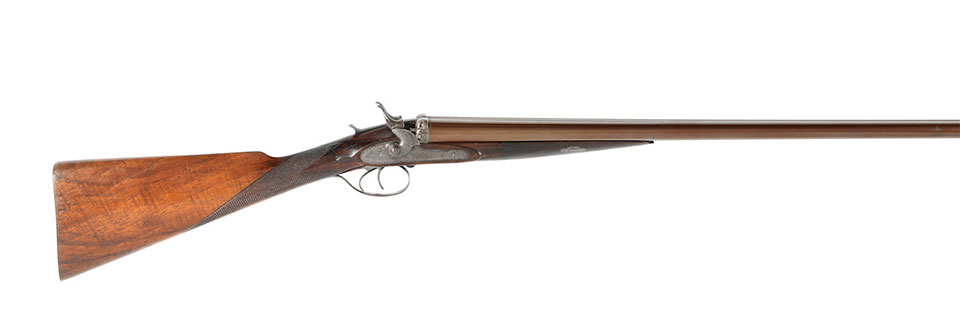 This nice example of a Thomas Horsley hammer gun will sell at Bonham's in May. 