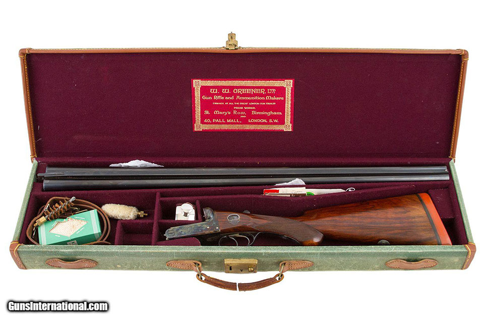 A cased Blue Rock recently sold by Steve Barnett in the USA, through Guns International..