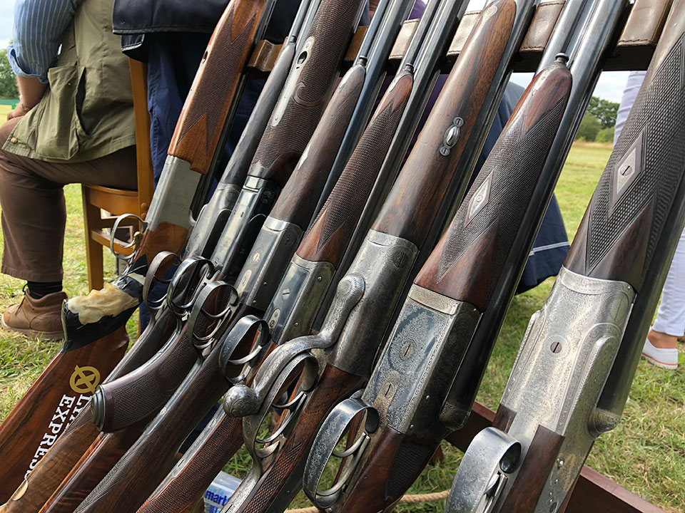 Guns line up ready to compete in the Hurlingham Cup.