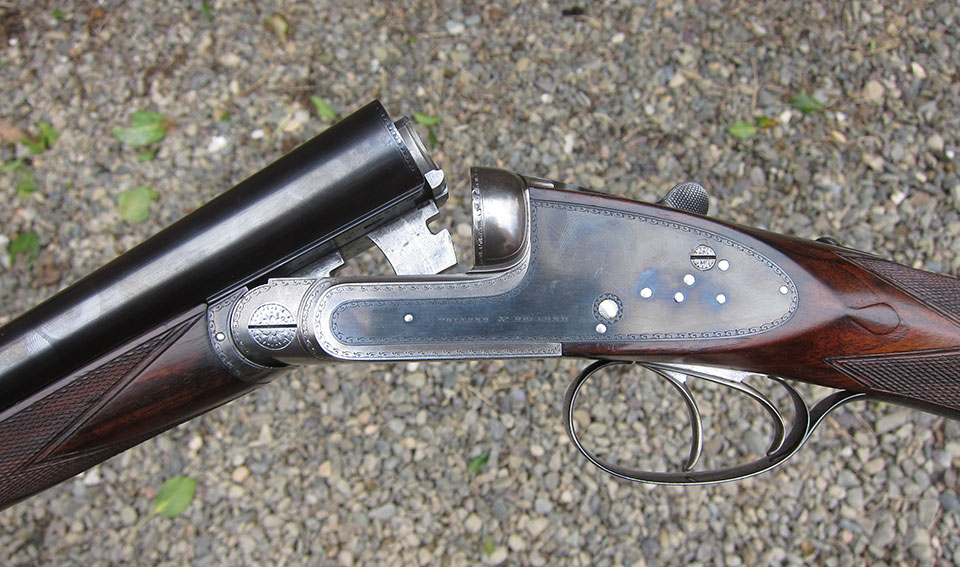 A Holland & Holland 16-bore, made in 1920. Is it unfinished or intended to be this way?