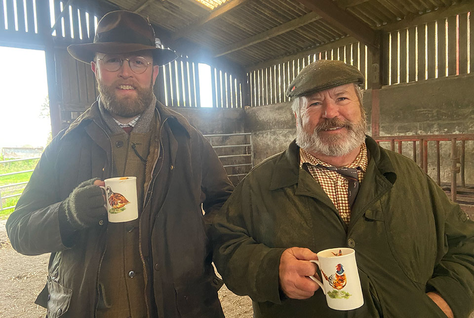 Dr. Nicholas Harlow of Purdey enjoying adamp day in November last year.