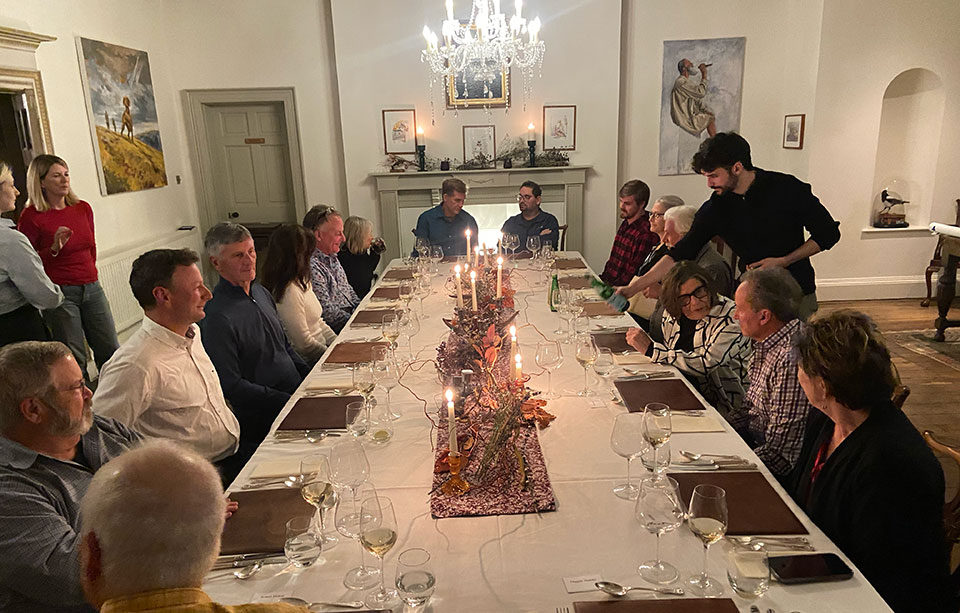 Claire Bosi's cooking all week was superb but we stepped up a notch on Saturday with Michelin Star chef Tony Parkin taking over.