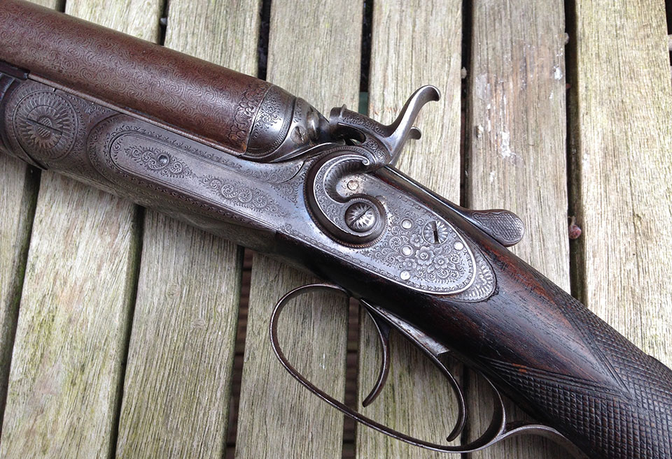 A Cashmore speciality long-barrel 20-bore circa 1880.