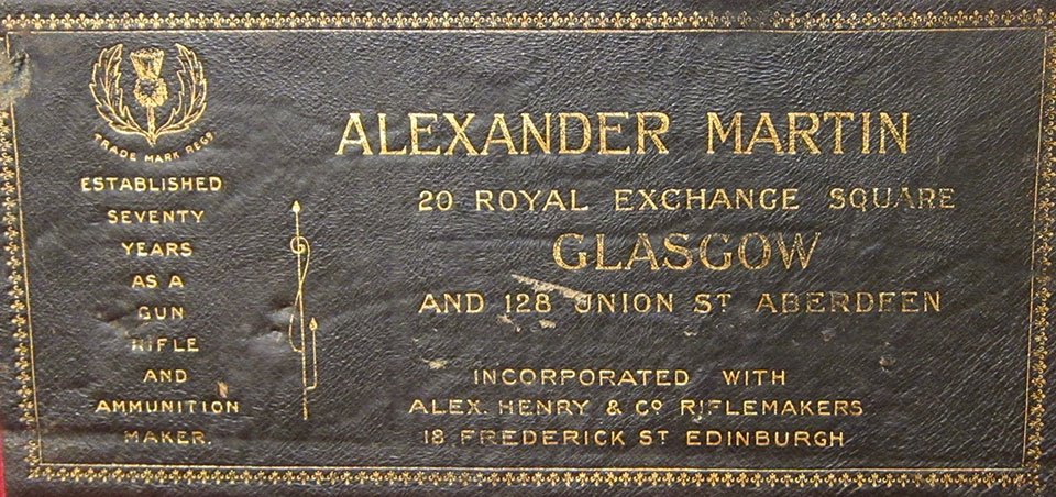 Alex Martin is one of teh firms still owned by John Dickson, under J-P Daeschler.