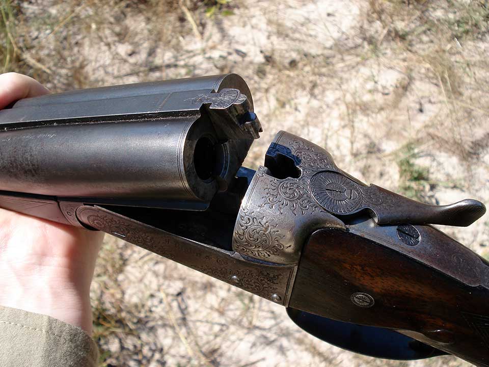 Rigby .470 built on the long-table Webley action.