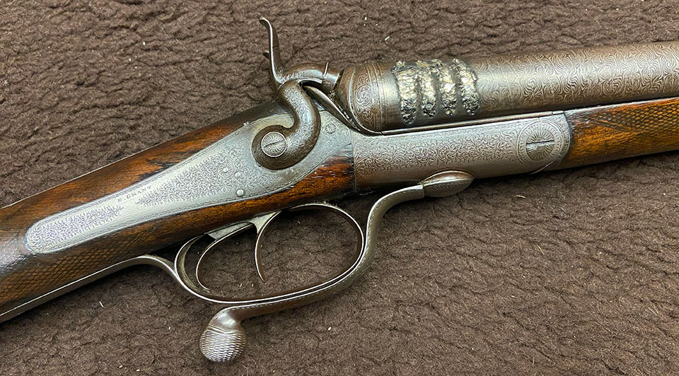 Stephen Grant 12-bore considered beyond repair.