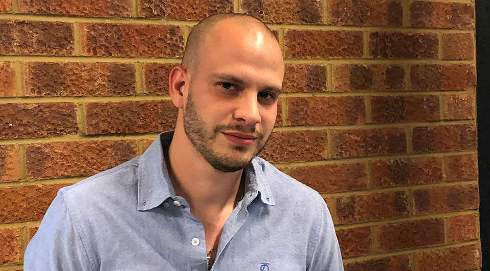 Young gunmakers, like Ian Sweetman, are comfortable with the public and with modern communications technology.