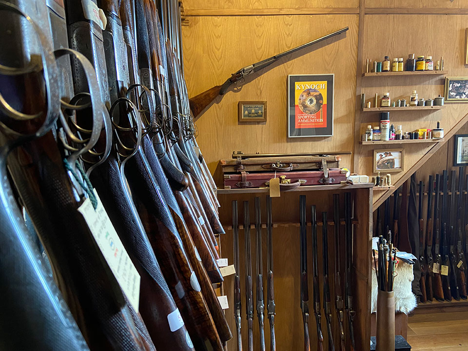 Home-built DIY gun room. 