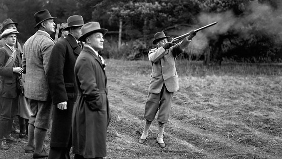 Image of King George V Shooting Tigers in Nepal, 1911 (b/w photo