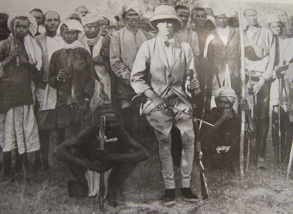 The POW hunting in India in 1921.