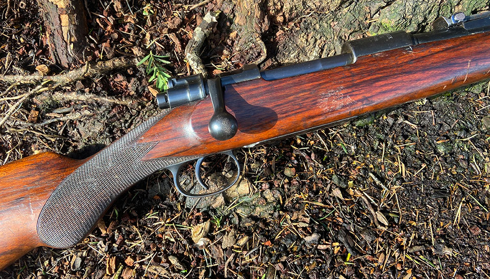 1910 Mauser 7x57, recently bought from a provincial auction.