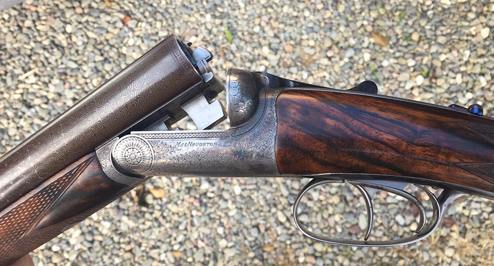 A MacNaughton Round Action with damascus barrels would have increased in value nicely.