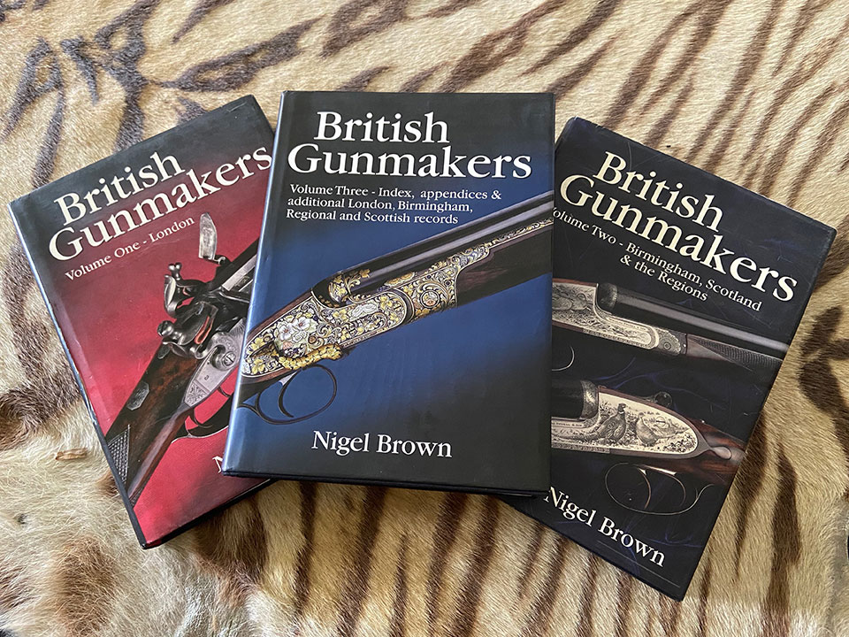British Gunmakers Volume 1 by Nigel Brown Hardcover Safari Press Guns OOP 