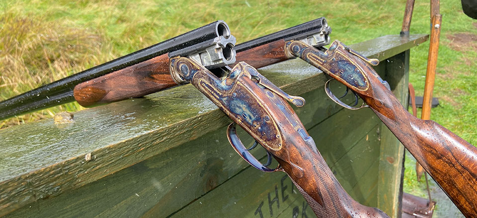 Modern Purdey over & unders.