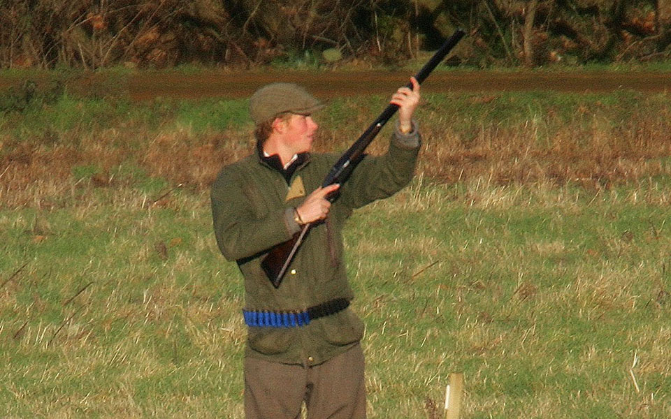 The Duke of Sussex before his wife removed his 16-bore.