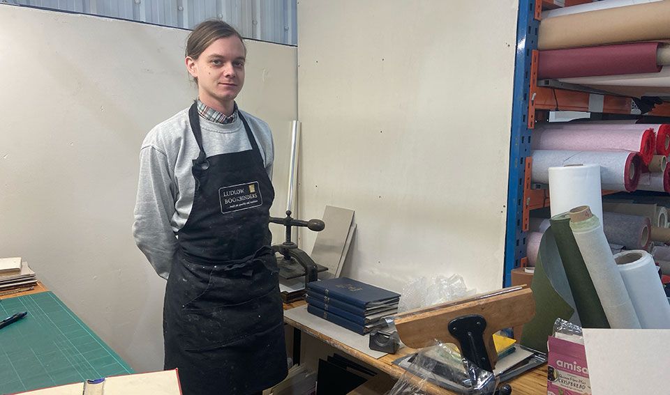 Craftsmen at Ludlow Book Binders undertook the restoration.