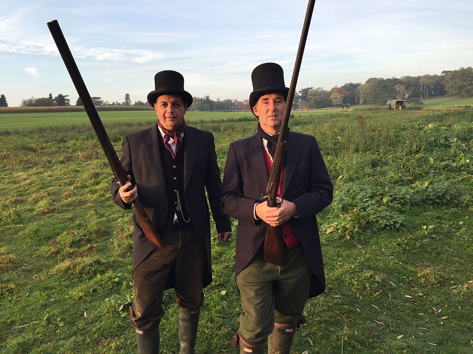 Today we do not generally dress as these muzzle-loading sportsmen do when they shoot game. However, much of what we still wear in the field dates back to Victorian times.