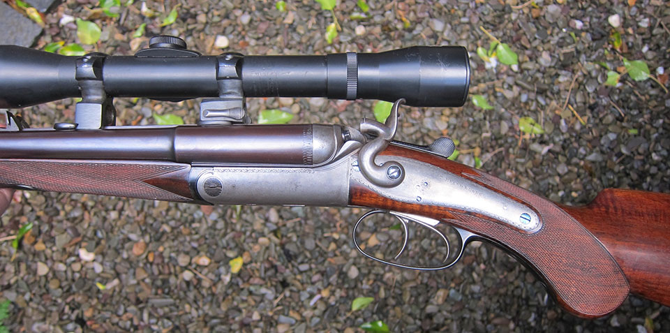 This Bland double rifle in .303 was an old style stalking rifle in a new calibre.
