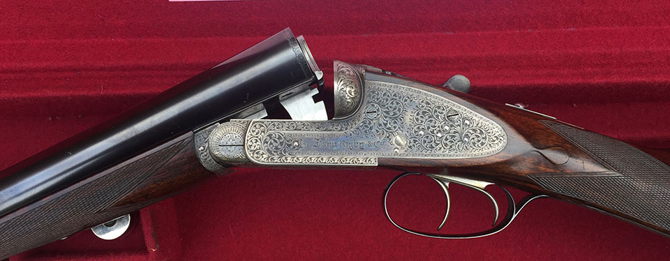 Go for something with as much original finish as you can afford, like this 1920s Rigby 12-bore.