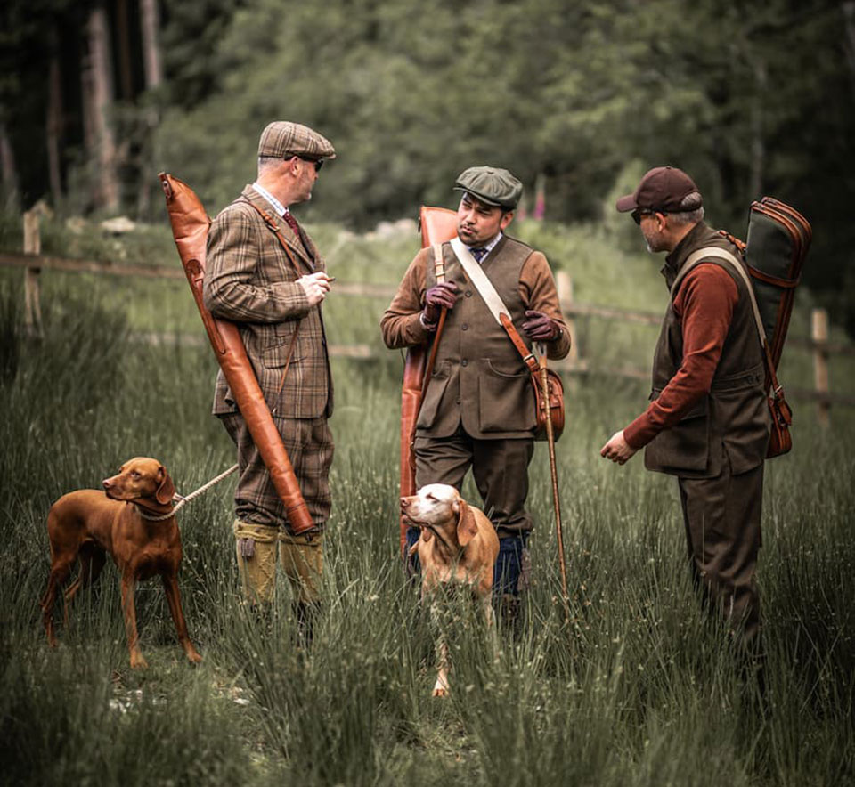 Worm and Vesper, the vizslas add some authenticity and colour to the images.