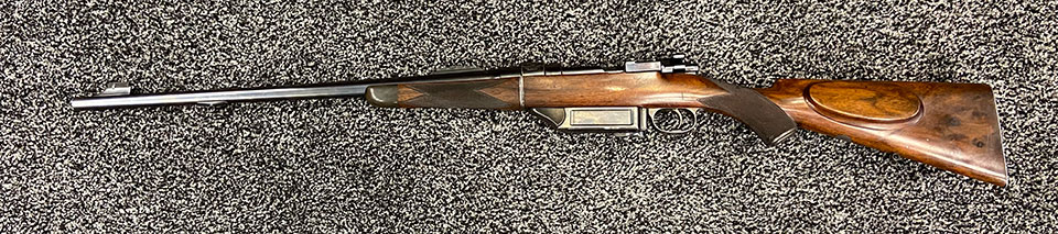 Thsi was the last rifle he ordered before he was killed in action by a German sniper.