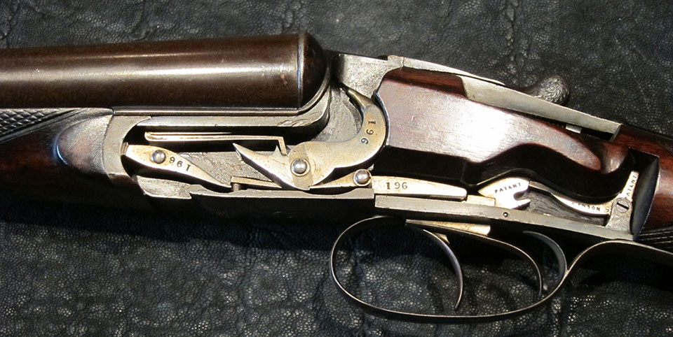 The inner works of the Anson & Deeley gun.
