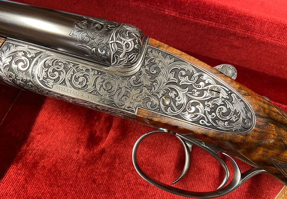 2019 William & Son 12-bore sidelock ejector.