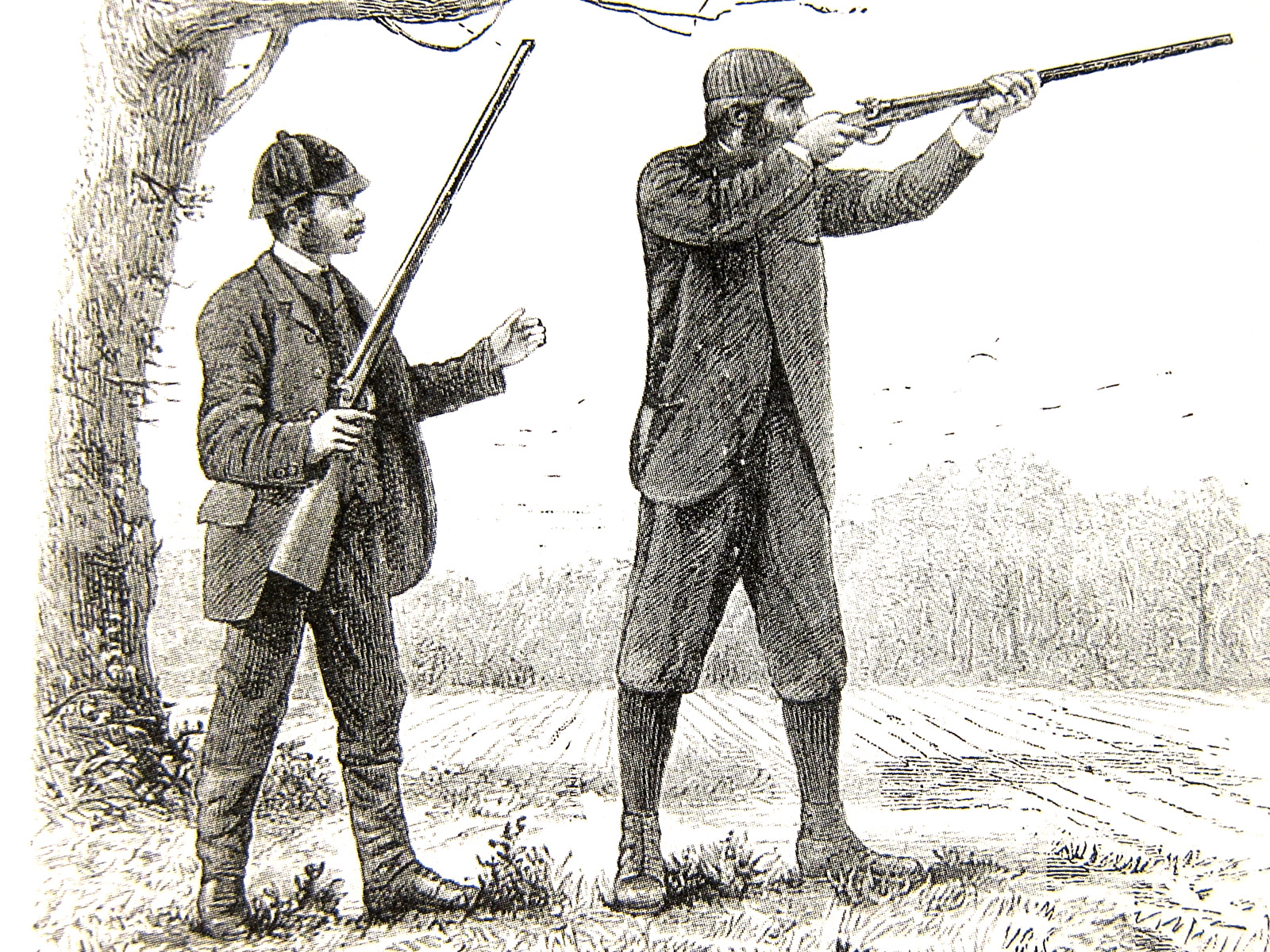 Walsingham Shooting a pair of Purdey Hammer Guns