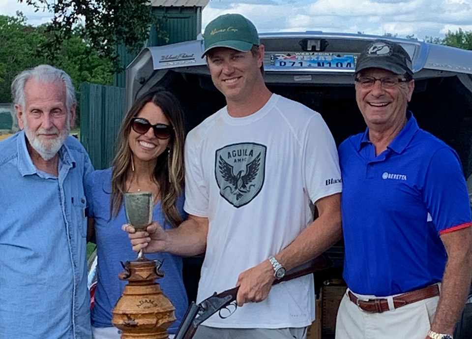 Cory Kruse won the 2019 Adams Cup. Cyril Adams is on the left of your picture.