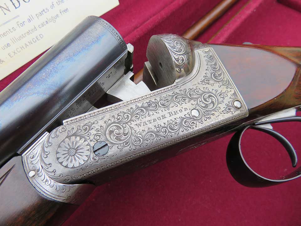 Watson Brois specialised in small bores. This is a 20-bore boxlock ejector.